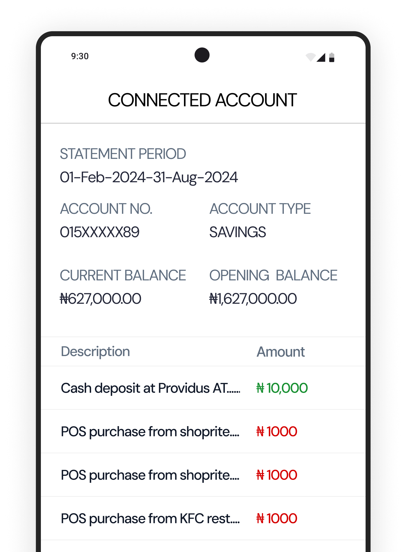 Retrieve Account Balances